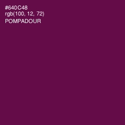 #640C48 - Pompadour Color Image