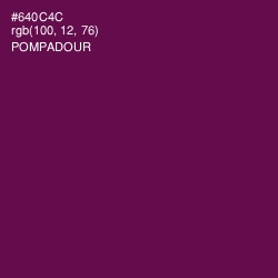 #640C4C - Pompadour Color Image
