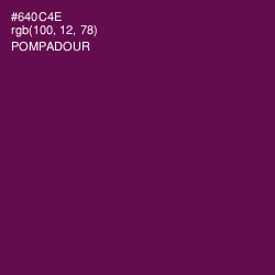 #640C4E - Pompadour Color Image