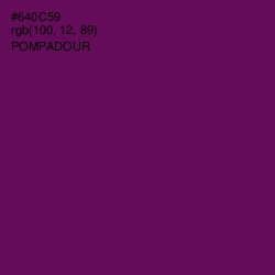 #640C59 - Pompadour Color Image