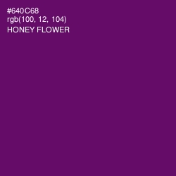 #640C68 - Honey Flower Color Image