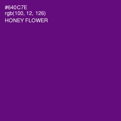 #640C7E - Honey Flower Color Image