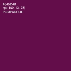 #640D4B - Pompadour Color Image