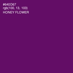 #640D67 - Honey Flower Color Image