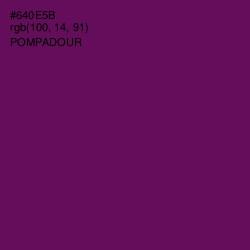 #640E5B - Pompadour Color Image