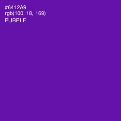 #6412A9 - Purple Color Image