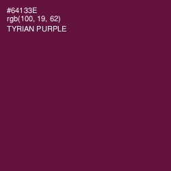 #64133E - Tyrian Purple Color Image