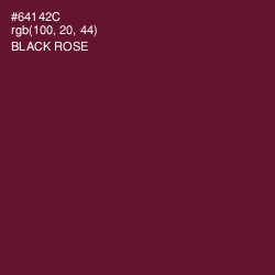 #64142C - Black Rose Color Image