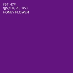 #64147F - Honey Flower Color Image