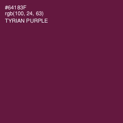 #64183F - Tyrian Purple Color Image