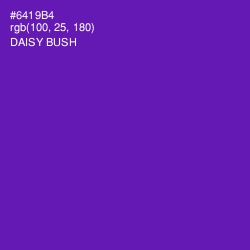 #6419B4 - Daisy Bush Color Image