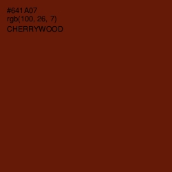 #641A07 - Cherrywood Color Image