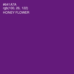 #641A7A - Honey Flower Color Image