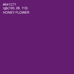 #641C71 - Honey Flower Color Image