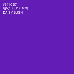 #641CB7 - Daisy Bush Color Image