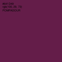 #641D49 - Pompadour Color Image