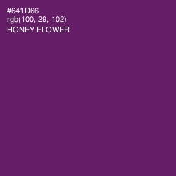 #641D66 - Honey Flower Color Image