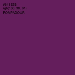 #641E5B - Pompadour Color Image