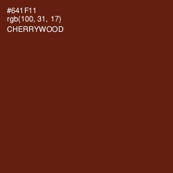 #641F11 - Cherrywood Color Image