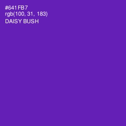 #641FB7 - Daisy Bush Color Image