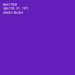 #641FBB - Daisy Bush Color Image