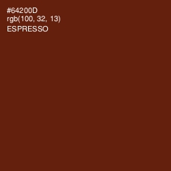 #64200D - Espresso Color Image