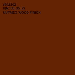 #642302 - Nutmeg Wood Finish Color Image