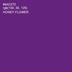 #64237D - Honey Flower Color Image