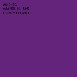 #64247C - Honey Flower Color Image