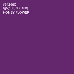 #64266C - Honey Flower Color Image