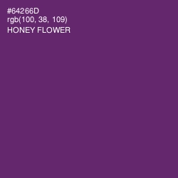 #64266D - Honey Flower Color Image