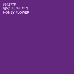 #64277F - Honey Flower Color Image