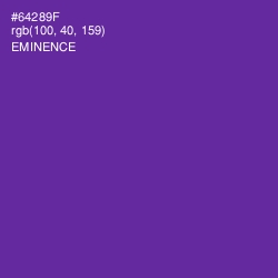 #64289F - Eminence Color Image