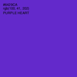 #6429CA - Purple Heart Color Image