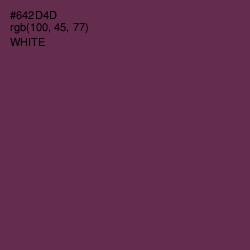 #642D4D - Tawny Port Color Image