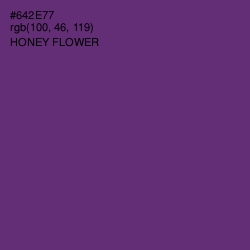 #642E77 - Honey Flower Color Image