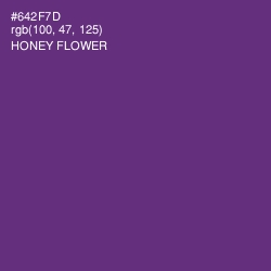 #642F7D - Honey Flower Color Image