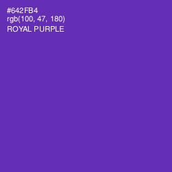 #642FB4 - Royal Purple Color Image