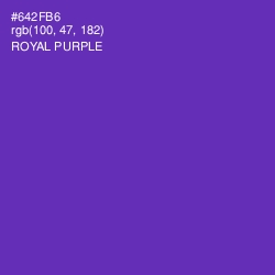 #642FB6 - Royal Purple Color Image