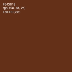 #643018 - Espresso Color Image