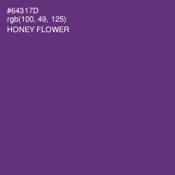 #64317D - Honey Flower Color Image