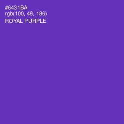 #6431BA - Royal Purple Color Image