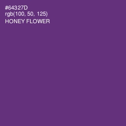 #64327D - Honey Flower Color Image