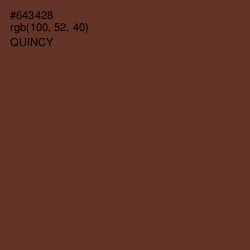 #643428 - Quincy Color Image