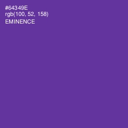 #64349E - Eminence Color Image