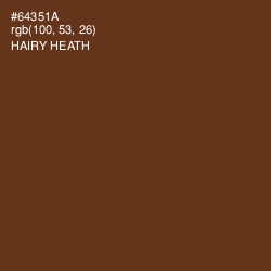 #64351A - Hairy Heath Color Image