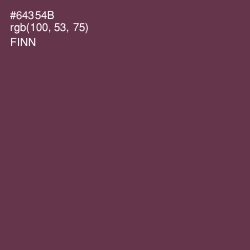 #64354B - Finn Color Image