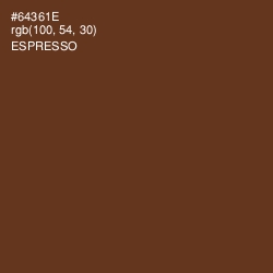 #64361E - Espresso Color Image