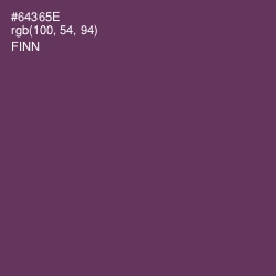 #64365E - Finn Color Image