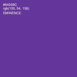 #64369C - Eminence Color Image